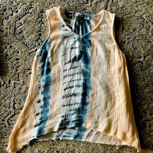 Lilly Mason tye dye sleeveless top. Size medium